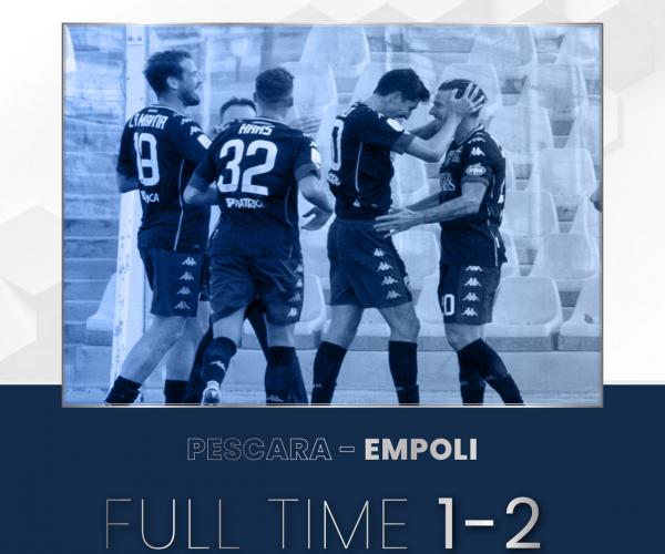 L'Empoli espugna l'Adriatico: battuto il Pescara 2-1