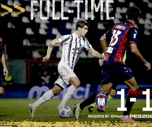 1-1 tra Crotone e Juventus