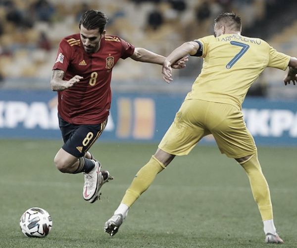 Ucrânia vence Espanha pela Nations League com boa atuação da zaga
