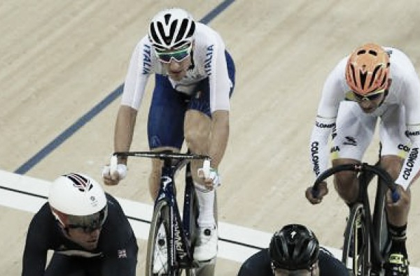 Rio 2016, ciclismo su pista: Elia Viviani secondo dopo la prima giornata dell'omnium