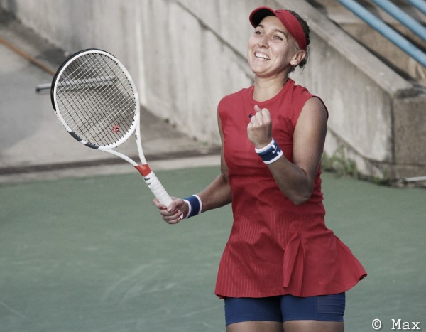 WTA Cincinnati: Elena Vesnina overcomes huge scare to outgun Caroline Garcia