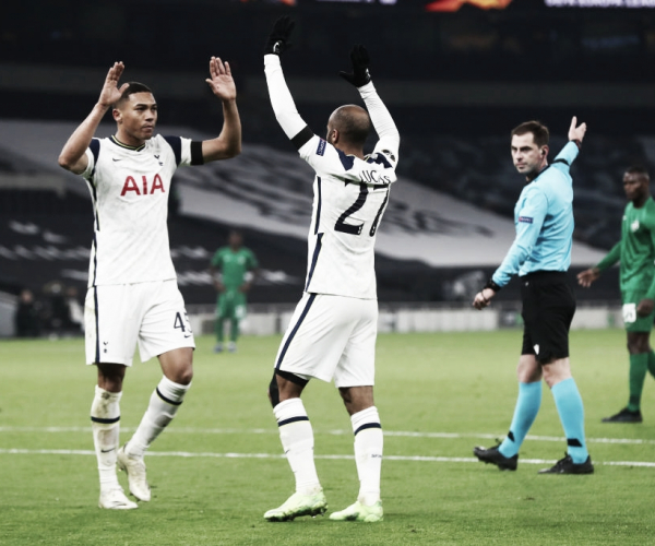 Brasileiros dão show, e Tottenham encaminha classificação com goleada sobre o Ludogorets 