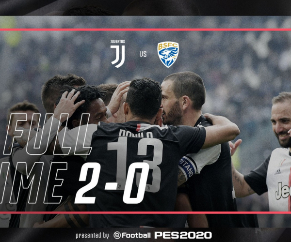 La Juve vince con Dybala e Cuadrado: battuto 2-0 un Brescia comunque promosso