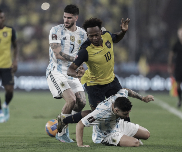 Já classificadas à Copa do Mundo, Equador e Argentina empatam em Guayaquil