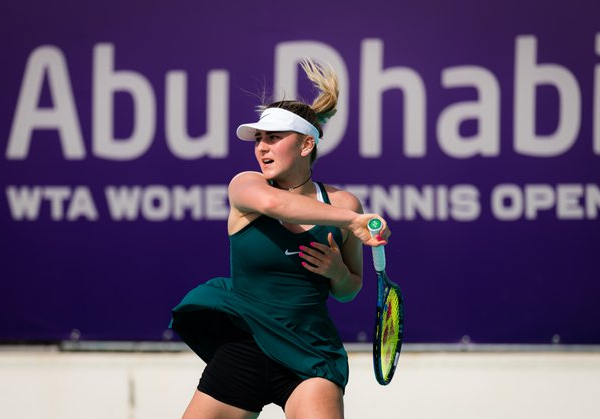 WTA Abu Dhabi: Marta Kostyuk reaches first career semifinal after defeating Sara Sorribes Tormo