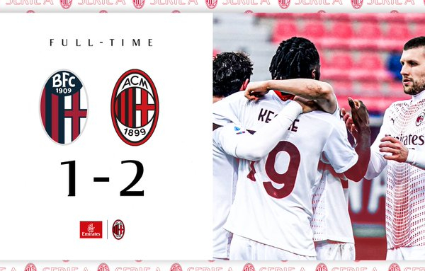 Serie A - Il Milan soffre contro il Bologna ma torna alla vittoria