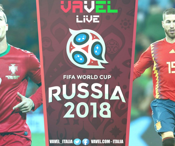 Terminata Portogallo-Spagna, LIVE Mondiali Russia 2018 (3-3): CR7 ferma la Roja in un match assurdo
