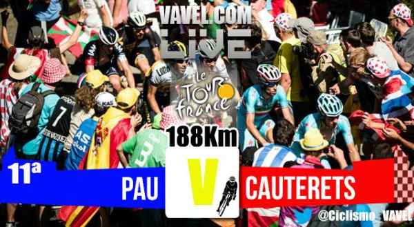 Resultados de la etapa once Tour de Francia 2015: Cauterets - Vallée de Saint-Savin