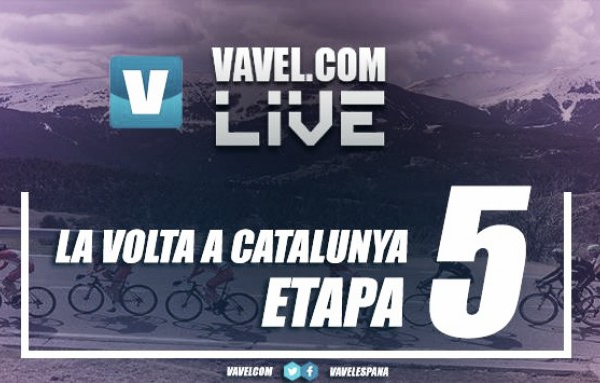 Resultado de la 5ª etapa de la Volta a Catalunya 2017: Valverde reina sobre todos