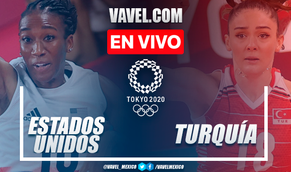 Resumen: Estados Unidos 3-2 Turquía en Voleibol Femenil por Juegos Olímpicos Tokio 2020