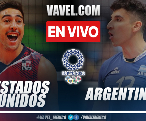 Resumen: Estados Unidos 0-3 Argentina en voleibol de Juegos Olímpicos 2020