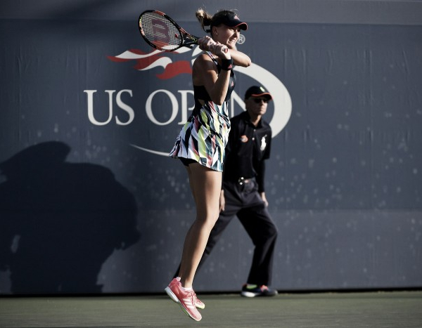 US Open: Kristina Mladenovic moves on with straight-sets victory over Nao Hibino