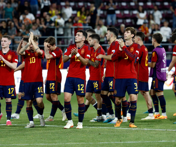 Goles y resumen del España 5-1 Ucrania en Semifinal UEFA Euro Sub-21 2023