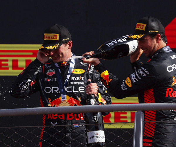 Red Bull domina Monza, Verstappen y Checo logran los primeros puestos