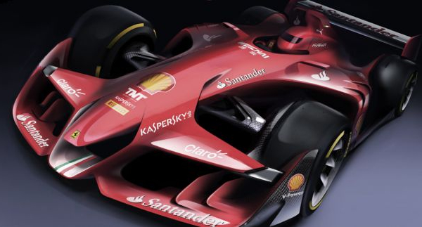 Ferrari excita com proposta visual para a F1 do futuro