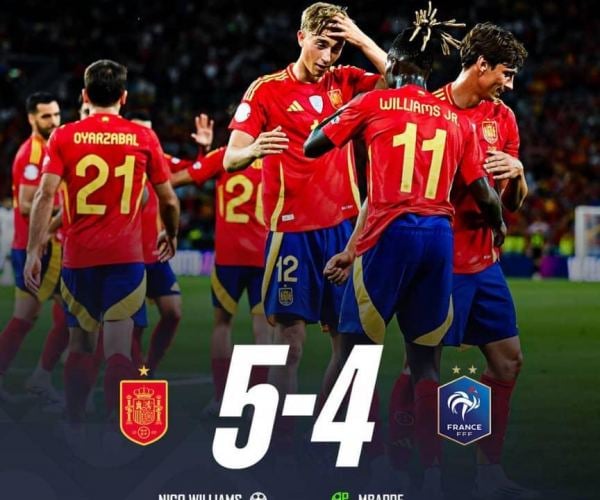 Victoire dans la souffrance pour l'Espagne 5-4