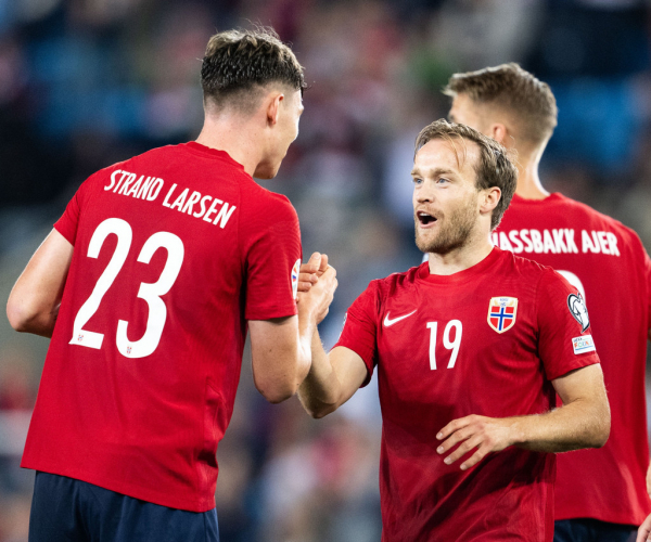 Goles y resumen del Noruega 2-1 Georgia en Eliminatorias Eurocopa 2023