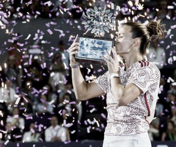 Sakkari, campeona del Open de Guadalajara, logra su primer
título WTA 1000