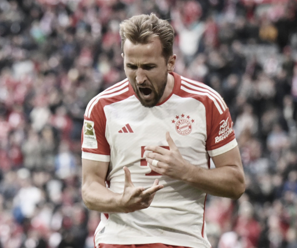 Em jogo de três expulsões e hat-trick de Kane, Bayern massacra Darmstadt pela Bundesliga