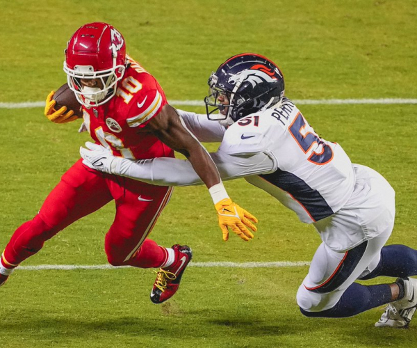Anotaciones y Resumen del Broncos 24-9 Chiefs en NFL