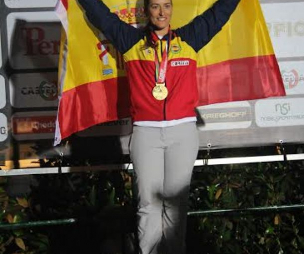 Fátima Gálvez, campeona del Mundo de foso olímpico