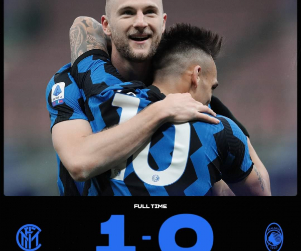 Serie A, l'Inter batte anche l'Atalanta e prova la fuga