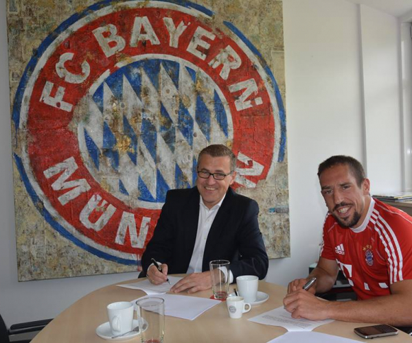 Ribery prolonge avec le Bayern jusqu'en 2017