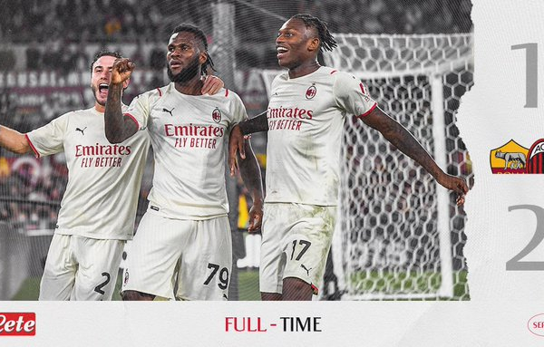 Serie A - Il Milan risponde al Napoli: battuta la Roma per 2-1