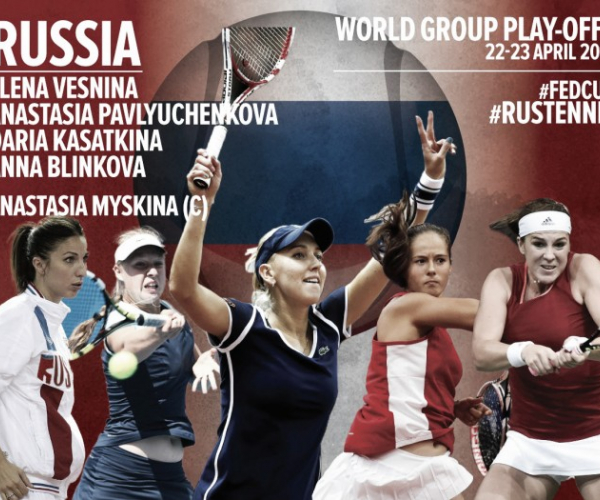Fed Cup: Russia fields a strong team in their quest to return to the World Group