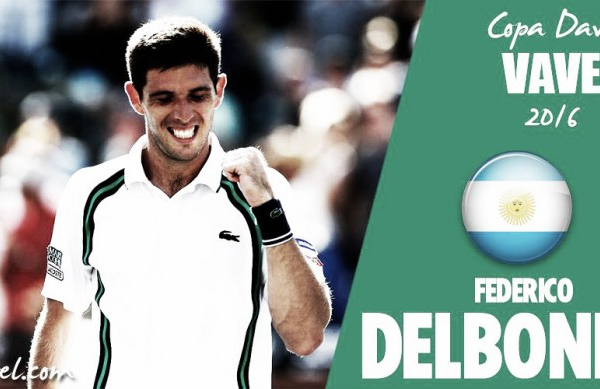 Copa Davis 2016. Federico Delbonis: juventud y experiencia al servicio de la patria