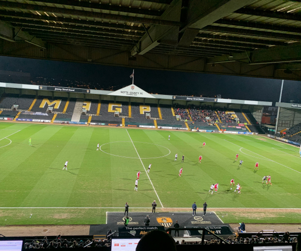 Notts County 1-2 Wrexham: Jamie Jones' late strike ends Notts County's dream of another Wembley appearance.
