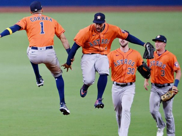 American league Championship Series: Astros take Game 6 over Rays behind Springer, Valdez