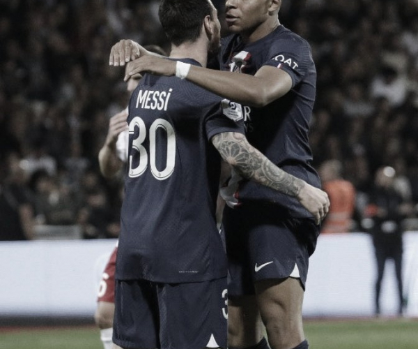 Com gols de Messi e Mbappé, PSG derrota Ajaccio na Ligue 1