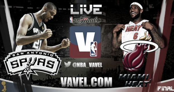 Live San Antonio Spurs - Miami Heat in delle NBA Finals Gara 4