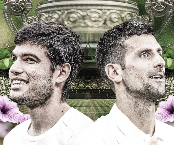 Alcaraz buscará su primer título en Wimbledon ante Djokovic 