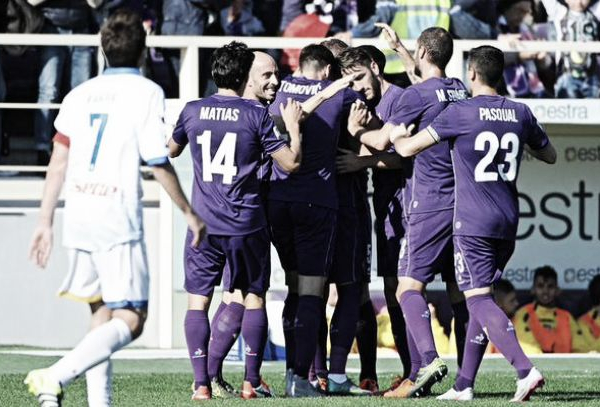 Fiorentina, passeggiata col Frosinone: 4-1 al Franchi