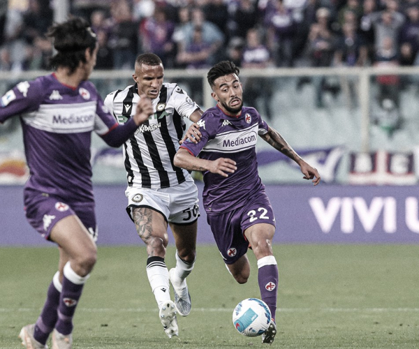 Udinese quebra tabu de quase 15 anos e goleia Fiorentina fora de casa