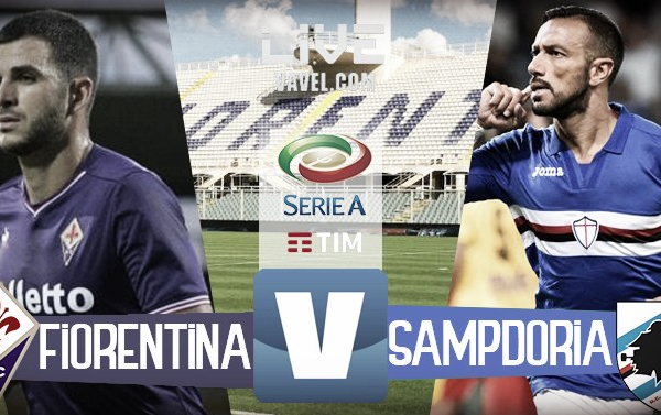 Risultato Fiorentina-Sampdoria in diretta, LIVE Serie A 2017/18 - Caprari, Quagliarella(R), Badelj (1-2)