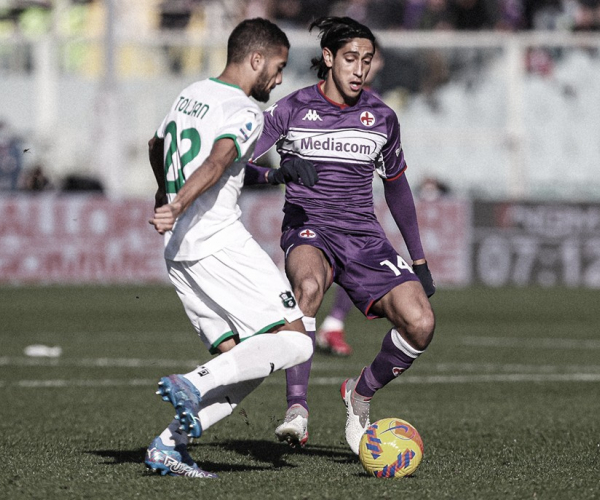Fiorentina reage contra Sassuolo no segundo tempo e empata primeira na Serie A