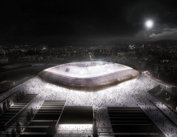 Fiorentina, presentato il progetto per il nuovo stadio