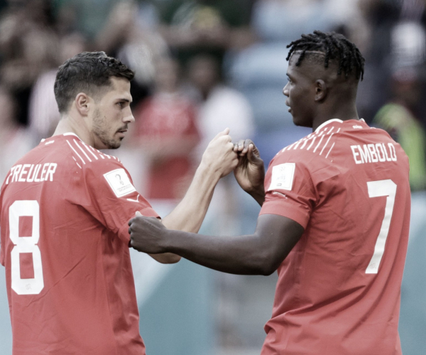 Em jogo morno, Suíça vence Camarões na abertura do grupo G
