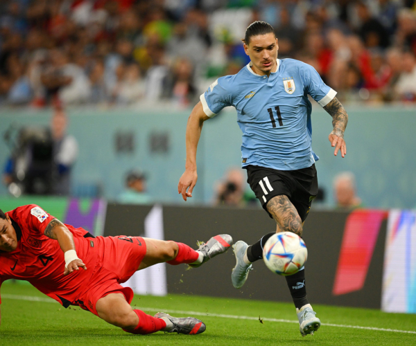 Uruguay y Corea del Sur con buen futbol dividen unidades