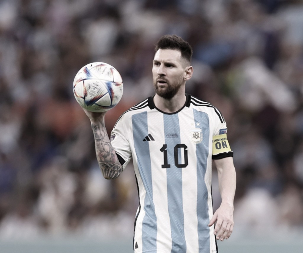 ''Muita alegria, estamos aliviadíssimos'', diz Messi após classificação da Argentina nos pênaltis