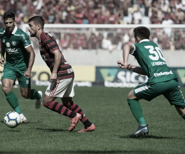 No retrospecto entre Goiás e Flamengo, a vantagem é rubro-negra