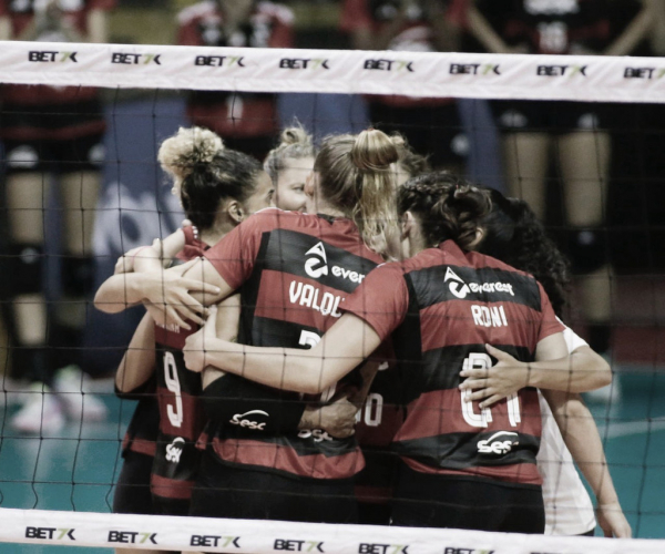 Sesc Flamengo vence o segundo jogo e está na semifinal da Superliga
