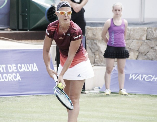WTA Mallorca: Kirsten Flipkens slices her way past French Open champion Garbiñe Muguruza