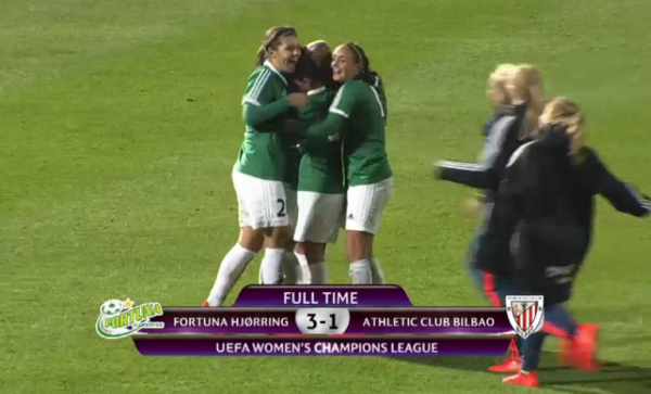 UEFA Women’s Champions League – Fortuna Hjørring (4) 3-1 (3) Athletic Bilbao: Danes advance in extra time thriller
