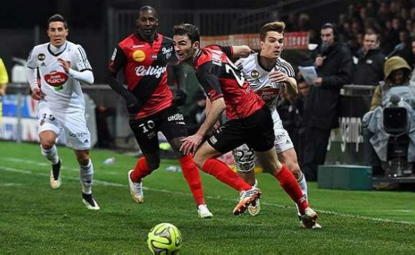 Les buts de Guingamp - Lorient
