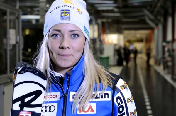 Sci Alpino, Lienz - Slalom Speciale femminile, 1° manche: duello Hansdotter - Holdener