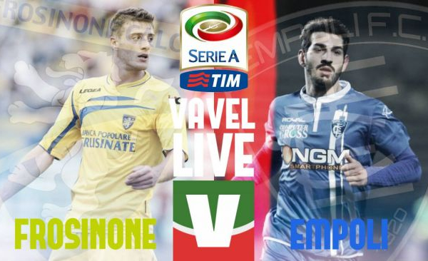 Live Frosinone - Empoli, risultato Serie A 2015/2016  (2-0): doppietta di Dionisi